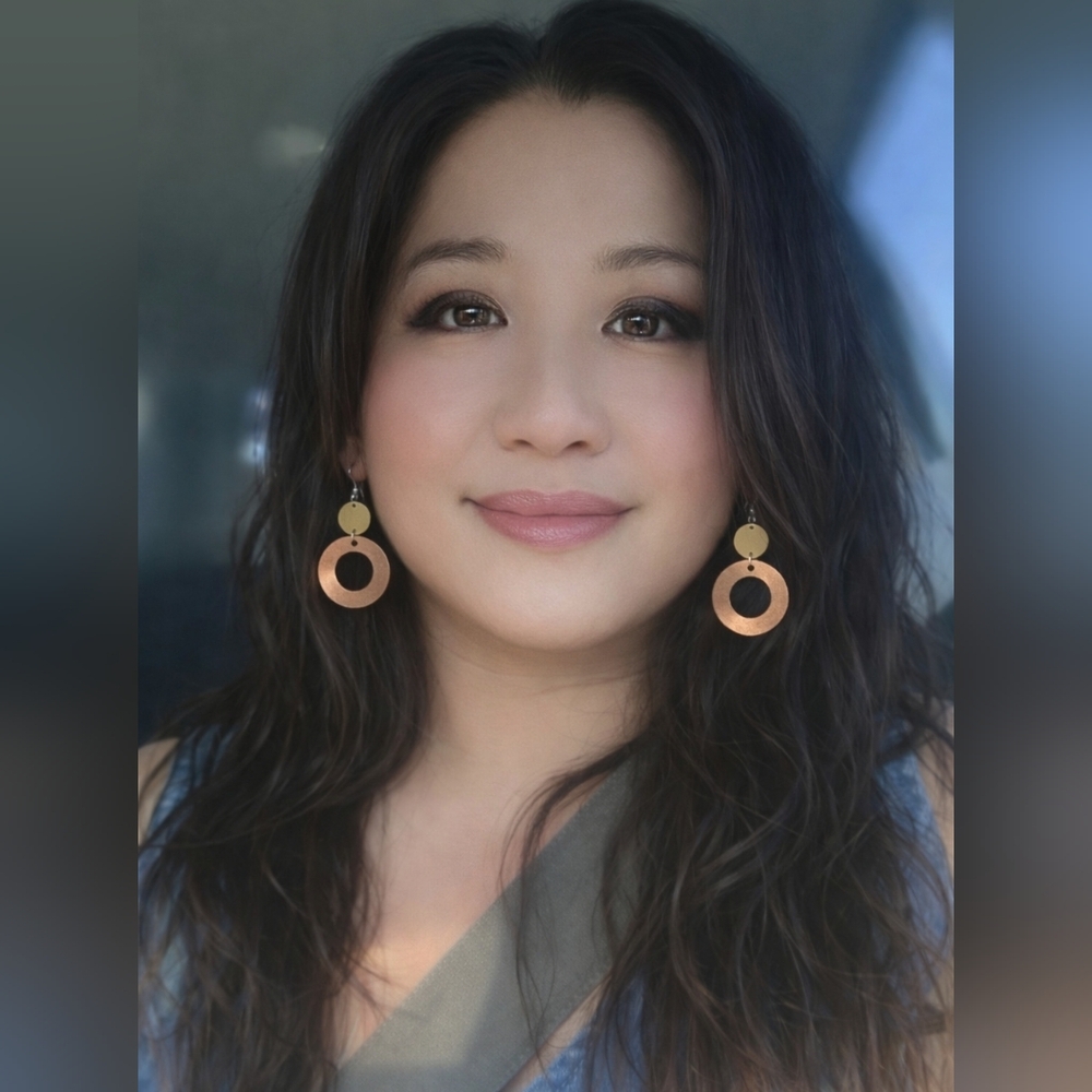 Tri Metal Earrings